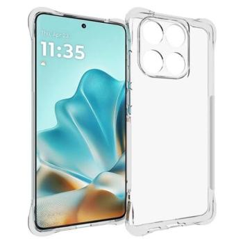 Szilikon telefonvédő (ütésállóság, légpárnás sarok) ÁTLÁTSZÓ Motorola Edge 60 Fusion 5G (XT2503-4) kép