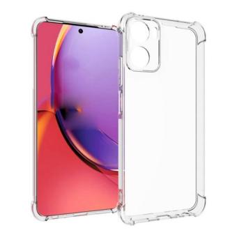 Szilikon telefonvédő (ütésállóság, légpárnás sarok) ÁTLÁTSZÓ Motorola Moto G05 kép