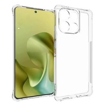 Szilikon telefonvédő (ütésállóság, légpárnás sarok) ÁTLÁTSZÓ Motorola Moto G86 (XT2307) kép
