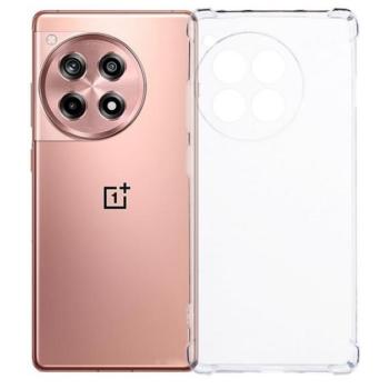 Szilikon telefonvédő (ütésállóság, légpárnás sarok) ÁTLÁTSZÓ OnePlus 12R 5g kép