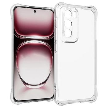Szilikon telefonvédő (ütésállóság, légpárnás sarok) ÁTLÁTSZÓ Oppo Reno 12 5G kép