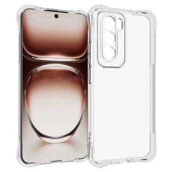 Szilikon telefonvédő (ütésállóság, légpárnás sarok) ÁTLÁTSZÓ Oppo Reno 12 Pro 5G kép
