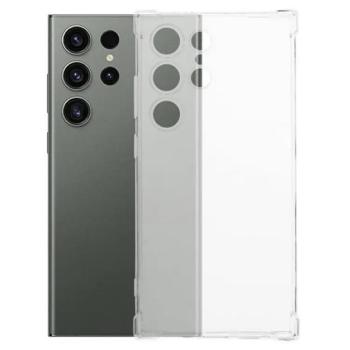 Szilikon telefonvédő (ütésállóság, légpárnás sarok) ÁTLÁTSZÓ Samsung Galaxy S24 Ultra (SM-S928) kép