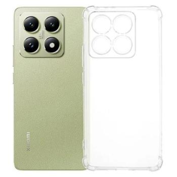 Szilikon telefonvédő (ütésállóság, légpárnás sarok) ÁTLÁTSZÓ Xiaomi 14T 5G kép
