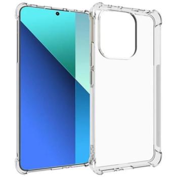 Szilikon telefonvédő (ütésállóság, légpárnás sarok) ÁTLÁTSZÓ Xiaomi Redmi Note 13 4G kép