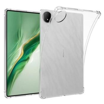 Szilikon telefonvédő (ütésállóság, légpárnás sarok, ceruza tartó) ÁTLÁTSZÓ Honor MagicPad 2 kép