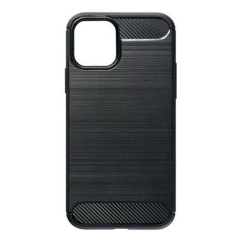 Szilikon telefonvédő (ütésállóság, légpárnás sarok, szálcsiszolt, karbon minta) FEKETE Motorola Moto G15 (XT2521), Moto G05 (XT2523) kép