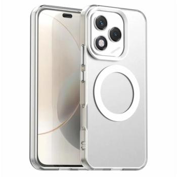 Szilikon telefonvédő (ütésállóság, műanyag hátlap, kameravédő, MagSafe) ÁTLÁTSZÓ Honor 400 Lite kép