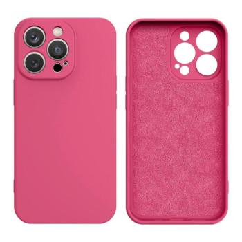 Szilikon tok iPhone 14 Plus fukszia szilikon tok kép