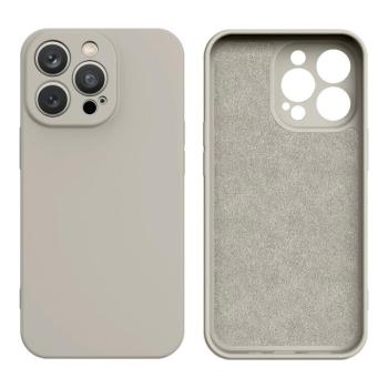 Szilikon tok iPhone 14 Plus szilikon tok bézs színű kép