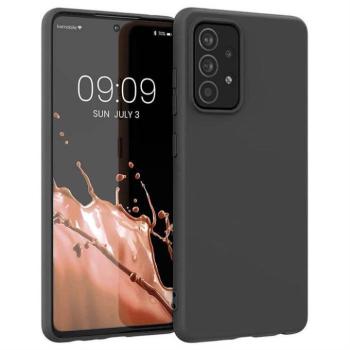 Szilikon tok Lágy flexibilis szilikon tok Samsung Galaxy A03s fekete kép