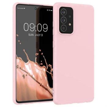 Szilikon tok Lágy flexibilis szilikon tok Samsung Galaxy A03s rózsaszín kép