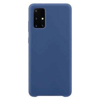 Szilikon tok Lágy flexibilis szilikon tok Samsung Galaxy S21 ultra 5g sötétkék kép