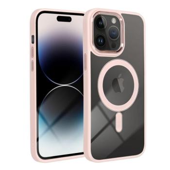 Színes Edge Mag Cover tok Magsafe kompatibilis iPhone 15 PRO rózsaszínű kép