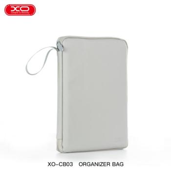 Tablet tartó táska pánttal, 10.9&quot;-12.9&quot;, szürke, PU, XO CB03 kép