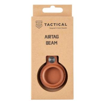 Tactical Apple AirTag bőr kulcstartó, barna kép