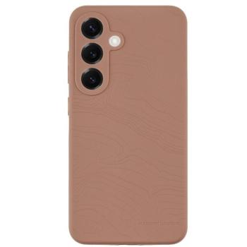 Tactical Beaver Samsung Galaxy S25 prémium szilikon tok kameravédő peremmel, világosbarna kép