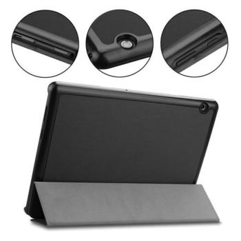Tactical Book Tri Fold Case Samsung Galaxy Tab S9 FE hátlap tok, fekete (X510/X516) kép