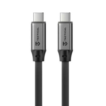 Tactical Fat Man 2.0 USB-C-USB-C töltő- és adatkábel, szilikon, 1m, szürke kép