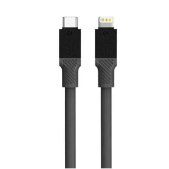 Tactical Fat Man USB-C / Lightning töltő- és adatkábel, 1m, szürke kép