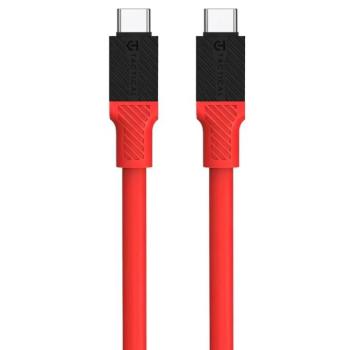 Tactical Fat Man USB-C / USB-C töltő- és adatkábel, 1m, piros kép