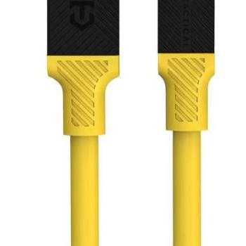 Tactical Fat Man USB / USB-C töltő- és adatkábel, 1m, sárga kép