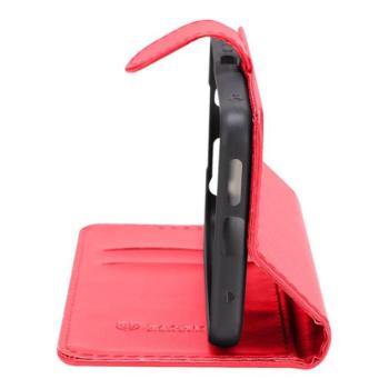 Tactical Field Notes Motorola G24 Power flip/oldalra nyíló tok piros kép