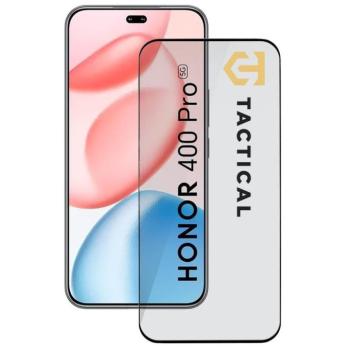Tactical Glass Shield 5D Honor 400 Pro kijelzővédő üvegfólia, fekete kép
