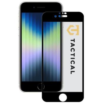 Tactical Glass Shield Privacy Stealth 5D Apple iPhone SE 2022 / 2020 / 7 / 8 betekintésgátló kijelzővédő üvegfólia, fekete kép