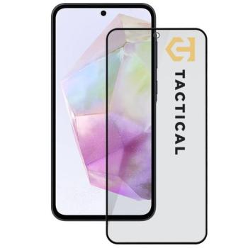 Tactical Glass Shield Privacy Stealth 5D Samsung Galaxy A35 betekintésgátló kijelzővédő üvegfólia, fekete kép