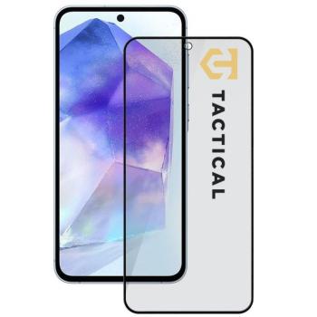 Tactical Glass Shield Privacy Stealth 5D Samsung Galaxy A55 betekintésgátló kijelzővédő üvegfólia, fekete kép