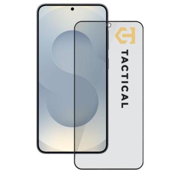 Tactical Glass Shield Privacy Stealth 5D Samsung Galaxy S24 / S25 betekintésgátló kijelzővédő üvegfólia, fekete kép