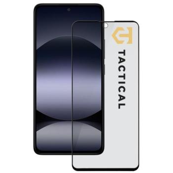 Tactical Glass Shield Privacy Stealth 5D Xiaomi Redmi Note 14 4G / 5G / Poco X7 Pro 5G betekintésgátló kijelzővédő üvegfólia, fekete kép