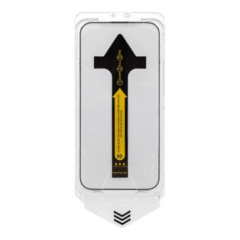 Tactical Impact Barrier Apple iPhone 16 Pro / 17 / 17 Pro tempered glass kijelzővédő fólia felhelyező kerettel kép