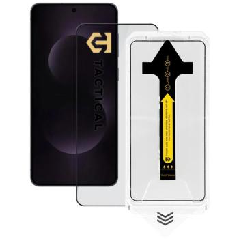 Tactical Impact Barrier Samsung Galaxy S25 Edge tempered glass kijelzővédő fólia felhelyező kerettel kép