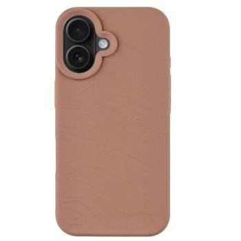 Tactical Magforce Beaver iPhone 16 prémium szilikon tok kameravédő peremmel, világosbarna kép