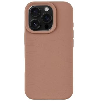 Tactical Magforce Beaver iPhone 16 Pro prémium szilikon tok kameravédő peremmel, világosbarna kép