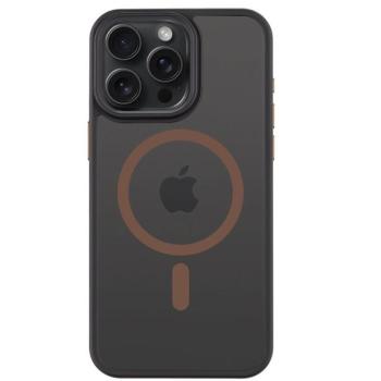 Tactical MagForce Hyperstealth 2.0 Apple iPhone 15 Pro Magsafe hátlap tok, fekete/barna kép