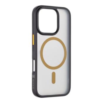 Tactical MagForce Hyperstealth 2.0 Apple iPhone 16 Pro MagSafe kompatibilis tok, fekete/sárga kép