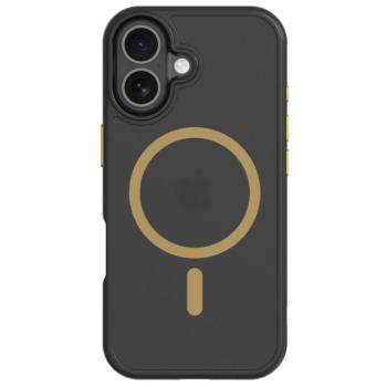 Tactical MagForce Hyperstealth 2.0 Apple iPhone 17 MagSafe hátlap tok, fekete/sárga kép