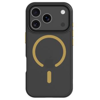 Tactical MagForce Hyperstealth 2.0 Apple iPhone 17 Pro Max MagSafe hátlap tok, fekete/sárga kép