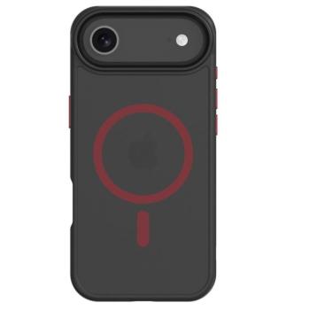 Tactical MagForce Hyperstealth 2.0 Apple iPhone Air (2025) MagSafe hátlap tok, fekete/piros kép