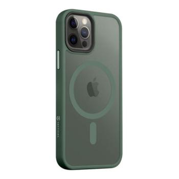 Tactical MagForce Hyperstealth Apple iPhone 12/12 Pro Magsafe hátlap tok, áttetsző/sötétszöld kép