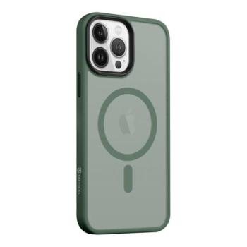 Tactical MagForce Hyperstealth Apple iPhone 13 Pro Max Magsafe hátlap tok, áttetsző/sötétszöld kép