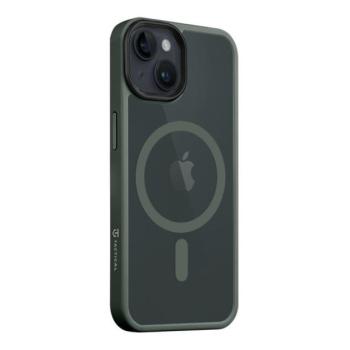 Tactical MagForce Hyperstealth Apple iPhone 14 Magsafe hátlap tok, áttetsző/sötétszöld kép