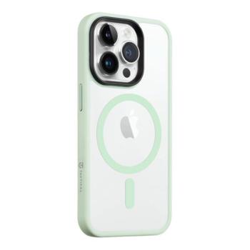 Tactical MagForce Hyperstealth Apple iPhone 14 Pro Magsafe hátlap tok, áttetsző/világoszöld kép