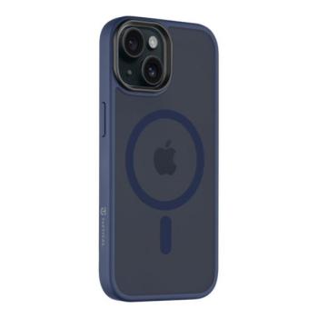 Tactical MagForce Hyperstealth Apple iPhone 15 Magsafe hátlap tok, áttetsző/sötétkék kép