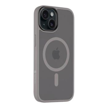 Tactical MagForce Hyperstealth Apple iPhone 15 Magsafe hátlap tok, áttetsző/világosszürke kép