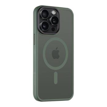 Tactical MagForce Hyperstealth Apple iPhone 15 Pro Max Magsafe hátlap tok, áttetsző/sötétszöld kép