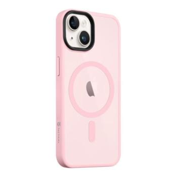 Tactical MagForce Hyperstealth iPhone 14 hátlap tok, áttetsző/rózsaszín kép